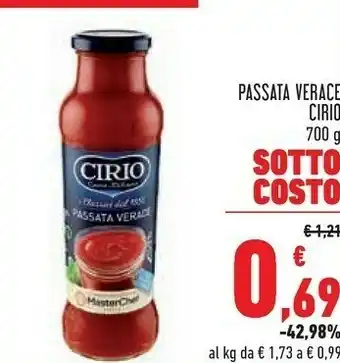 Conad Superstore Vera Passata di pomodoro offerta