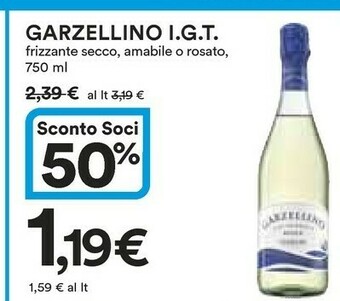 Coop Garzellino Vino bianco offerta