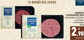 Conad Superstore Sapori Hamburger offerta