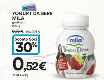Coop Mila Yogurt da bere offerta