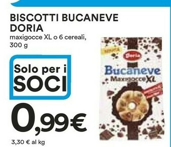 Coop Doria Bucaneve offerta