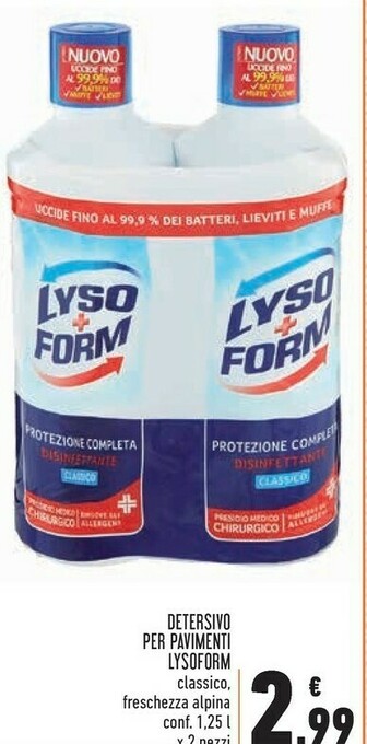 Conad Superstore Lysoform Pulizie di casa offerta