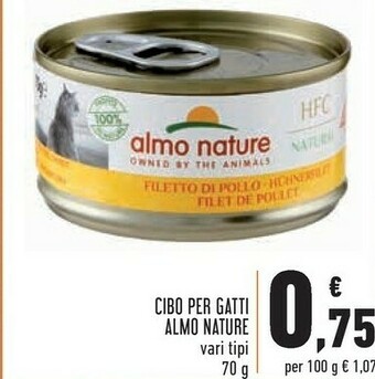 Conad Superstore Almo Nature Cibo per gatti offerta
