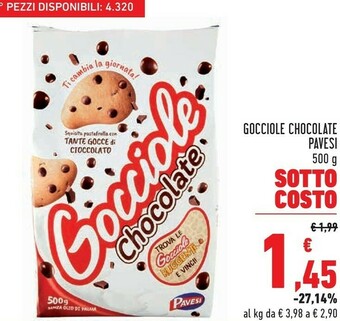 Conad Superstore Pavesi Gocciole offerta