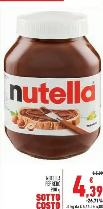 Conad Superstore Ferrero Crema al cioccolato offerta