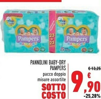 Conad Superstore Pampers Baby Dry offerta