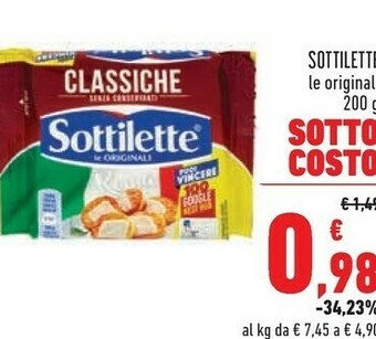 Conad Superstore Sottilette offerta