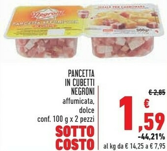 Conad Superstore Negroni Pancetta offerta
