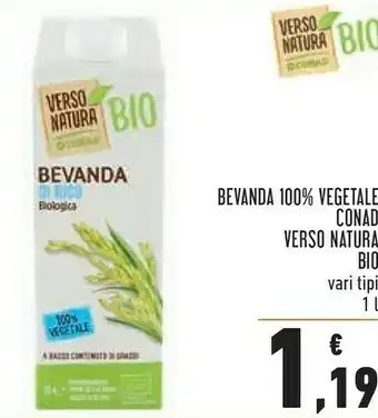 Conad Superstore Natura bio Latte di soia offerta
