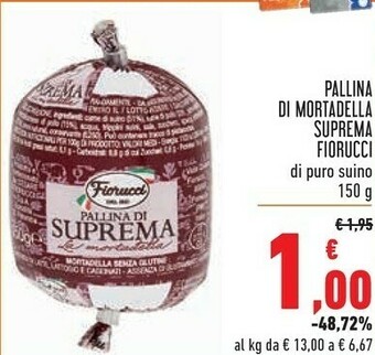 Conad Superstore Fiorucci Mortadella offerta