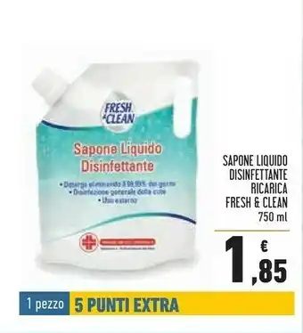 Conad Superstore Fresh & Clean Fresh Clean Sapone Liquido Disinfettante offerta