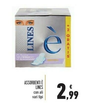 Conad Superstore Lines Assorbenti offerta