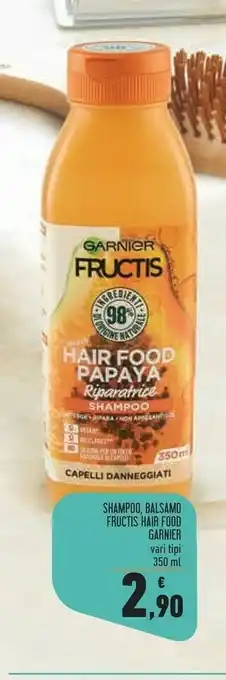 Conad Superstore Garnier Fructis FRU HAIR FOOD SHP B350 FNL PAPAYA Unisex Non Professionale Shampoo 350 Ml offerta