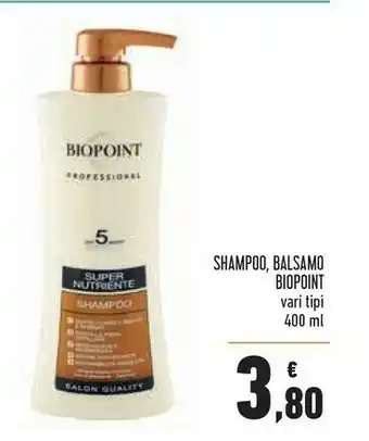 Conad Superstore Biopoint Shampoo, Balsamo offerta