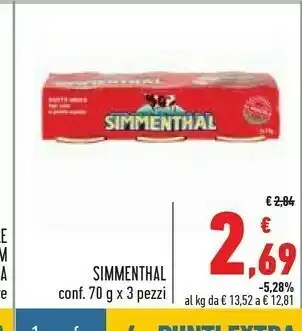 Conad City Bolton alimentari spa Simmenthal 70 G(ml) offerta