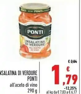 Conad City Ponti Insalatina Di Verdure All'aceto Di Vino offerta
