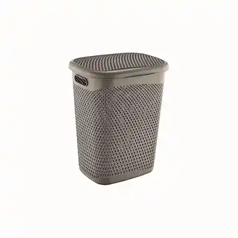 MD Discount Cesta portabiancheria in plastica 55l offerta