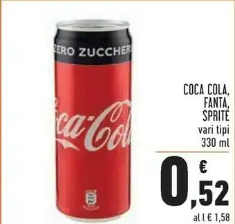 Conad City Coca Cola Coca-Cola - Fanta Orange 330 G(ml) offerta