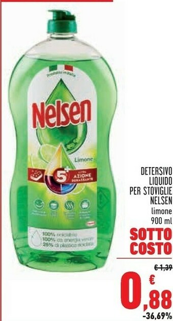 Conad City Nelsen Detersivo Piatti offerta