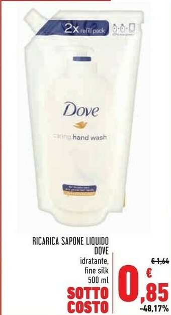 Conad City Dove 8717163097700 Sapone Sapone Liquido 500 Ml 1 Pezzo(i) offerta