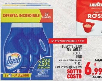 Conad Dash Detersivo Liquido Per Lavatrice offerta
