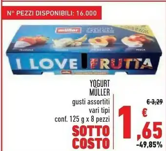 Conad Muller Yogurt Muller offerta
