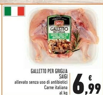 Conad Saigi Galletto Per Griglia offerta