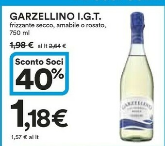 Coop Garzellino Vino bianco offerta