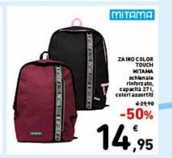 Spazio Conad Zaino color touch mitama offerta