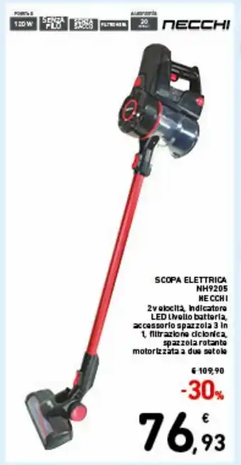 Scopa elettrica necchi nh9205