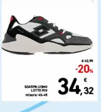 Spazio Conad Scarpe uomo lotto rio offerta