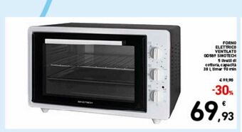 Spazio Conad Forno elettrico ventilato gd589 sinotech offerta