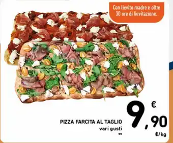 Spazio Conad Pizza farcita al taglio vari gusti al kg offerta