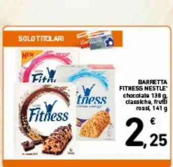 Spazio Conad Barrette fitness nestle' chocolate, classiche, frutti rossi offerta