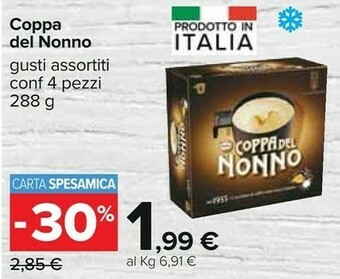 Carrefour Motta Coppa Del Nonno Classica 288 G(ml) offerta