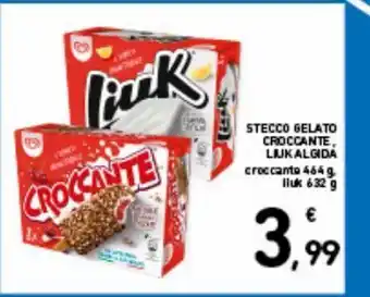 Spazio Conad Stecco gelato croccante algida croccante, liuk offerta