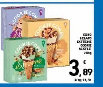 Spazio Conad Cono gelato extreme cookie nestlé 284g offerta