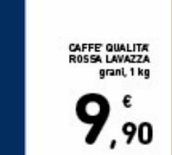 Spazio Conad Caffè qualità rossa lavazza grani 1 kg offerta
