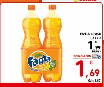 Spazio Conad Fanta bipack 1.5 l x2 offerta