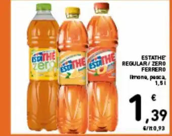 Spazio Conad Estathé regular/zero ferrero offerta