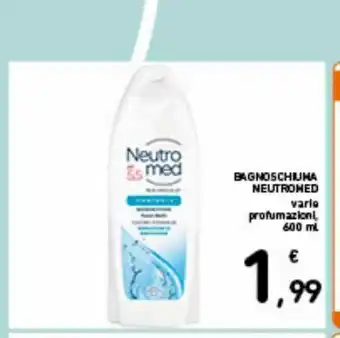 Spazio Conad Bagno schiuma neutromed varie profumazioni 600ml offerta
