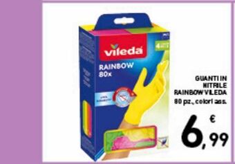Spazio Conad Guanti in nitrile rainbow vileda offerta