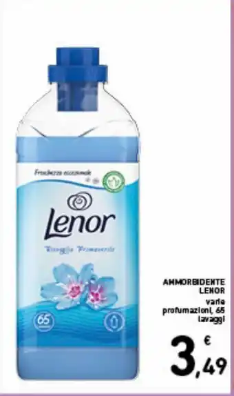 Spazio Conad Ammorbidente lenor varie profumazioni 65 lavaggi offerta