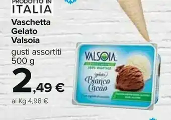 Carrefour Valsoia Il Gelato Tutto Bianco 300 G(ml) offerta