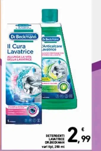 Detergente lavatrice dr. beckmann vari tipi 250ml