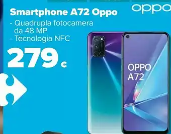 Carrefour Oppo A72 16,5 Cm (6.5") Doppia SIM ColorOS 7.1 4G USB Tipo-C 4 GB 128 GB 5000 MAh Porpora offerta