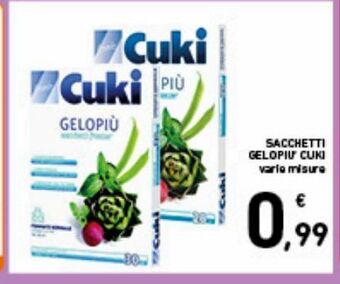 Spazio Conad Sacchetti gelopiù cuki offerta