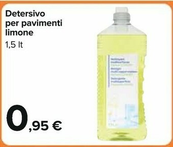 Carrefour Detersivo Per Pavimenti Limone offerta