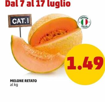 PENNY Melone retato al kg offerta