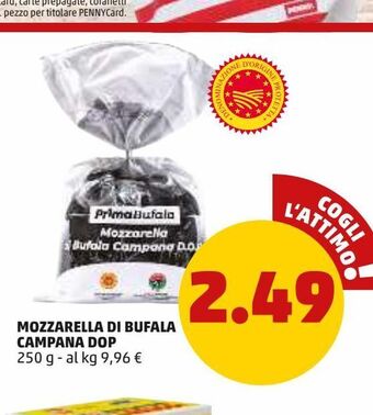 PENNY Mozzarella di bufala campana dop offerta